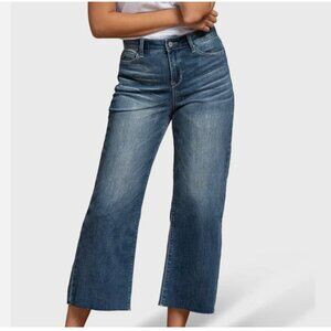 Laurie Felt Daisy Denim Wide Leg Cropped jeans 8P NWT